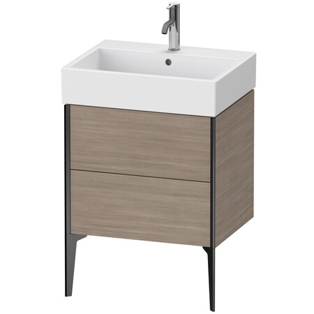 Xviu Floor Standing Vanity Unit Pine Silver